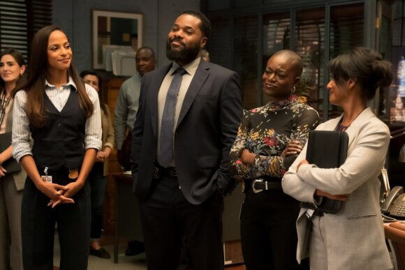 Megalyn Echikunwoke, Malcolm-Jamal Warner and Adeola Role
