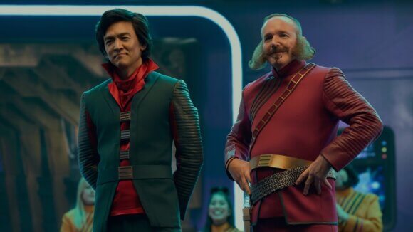 John Cho and Clark Gregg