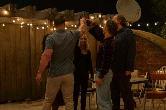 John Cena, Jennifer Holland and Freddie Stroma