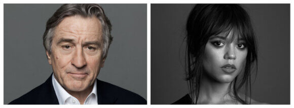 Robert De Niro and Jenna Ortega Shutout