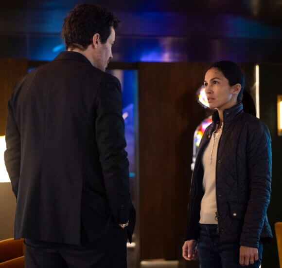 Santiago Cabrera and Elodie Yung