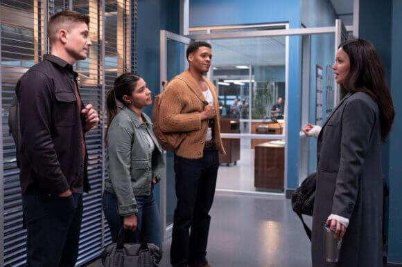 Eric Winter, Lisseth Chavez, Deric Augustine and Melissa O'Neil