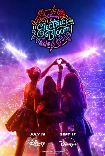 Electric Bloom Poster