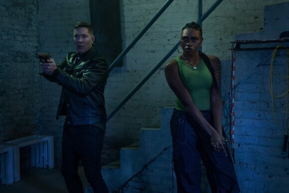 Joseph Sikora and Adrienne Walker