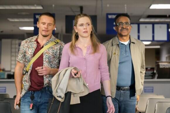 Harriet Dyer and Tim Meadows
