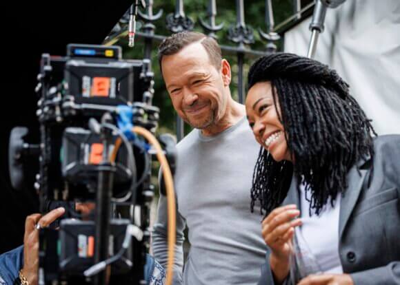 Donnie Wahlberg and Sonequa Martin Green