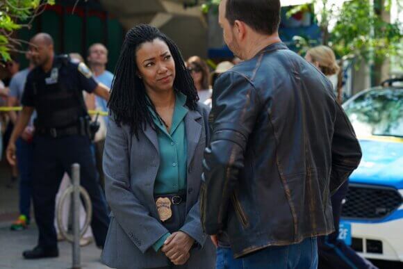 Sonequa Martin-Green and Donnie Wahlberg