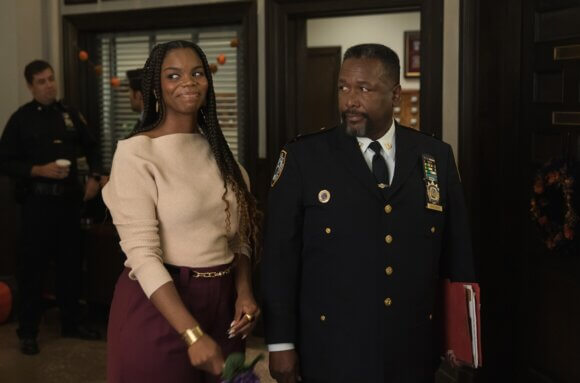 Brittany Inge and Wendell Pierce