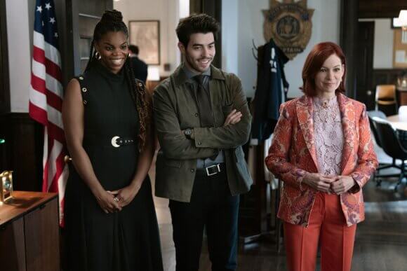 Brittany Inge, Braeden De La Garza and Carrie Preston