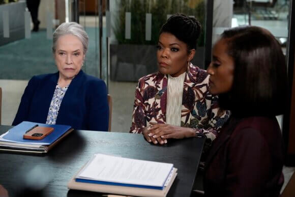 Kathy Bates and Yvette Nicole Brown