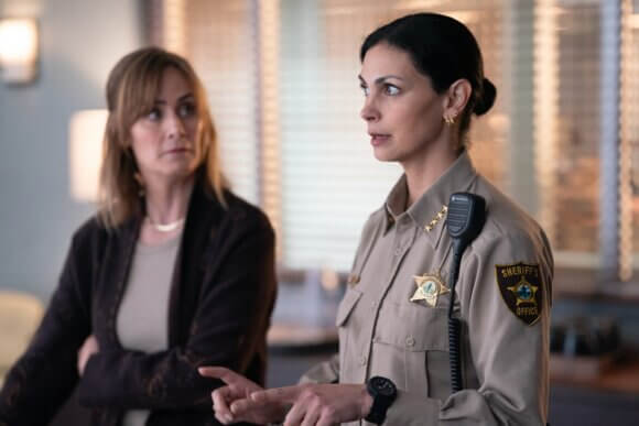 Diane Farr and Morena Baccarin