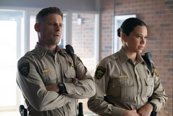 Matt Lauria and Michele Weaver