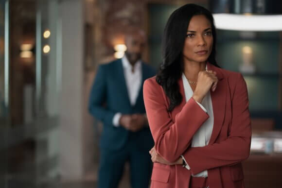 Morris Chestnut and Rochelle Aytes