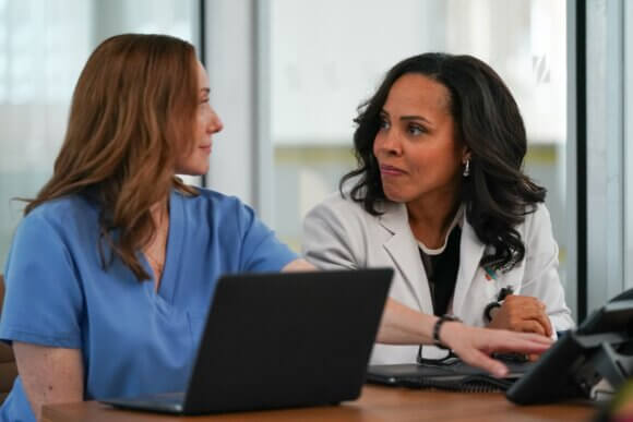 Molly Parker and Amirah Vann
