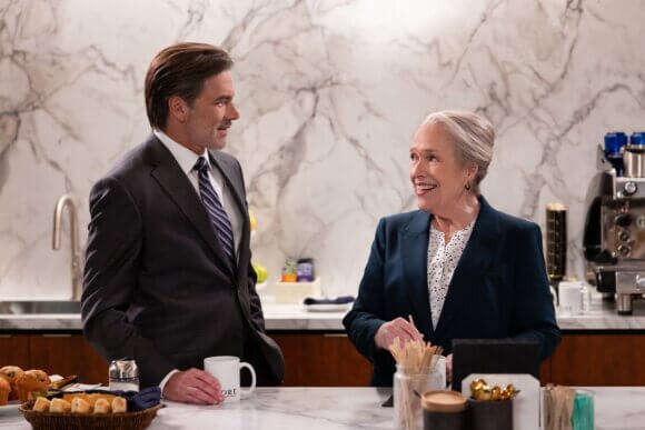 Eddie Mills and Kathy Bates