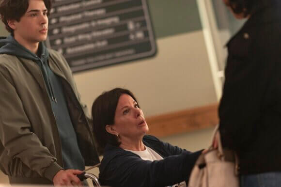 Jacob Shoemay and Marcia Gay Harden