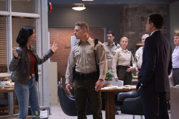 Morena Baccarin and Matt Lauria