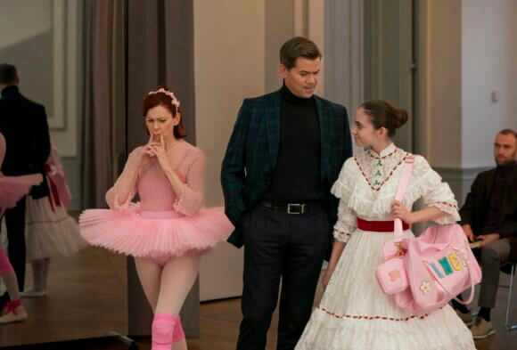Carrie Preston, Andrew Rannells and Willow McConnaughy