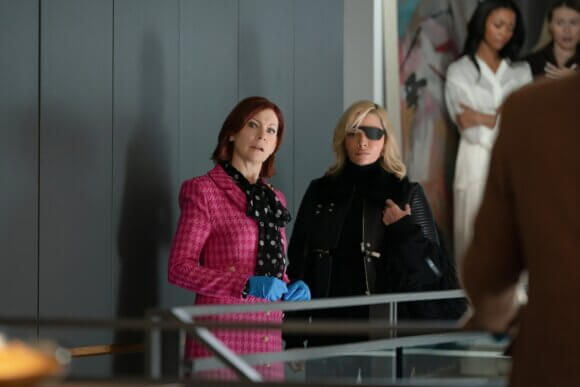 Carrie Preston and Jaime Pressly