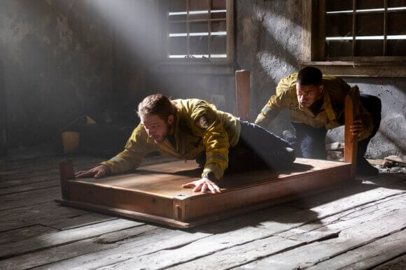 Max Thieriot and Jordan Calloway