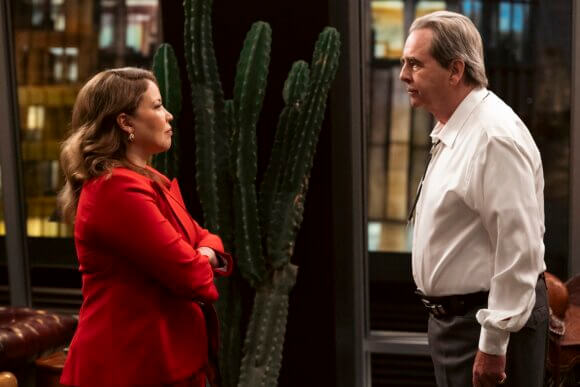 Justina Machado and Beau Bridges