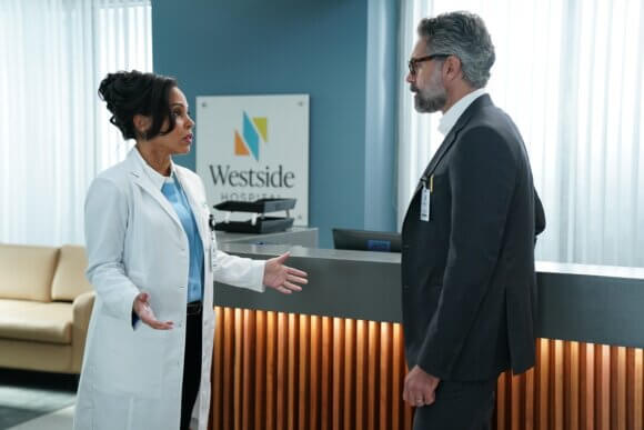 Amirah Vann and Omar Metwally