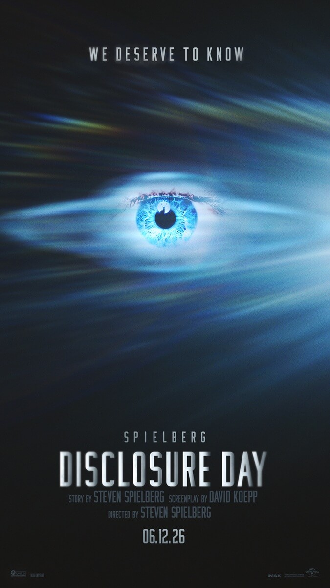 Disclosure Day Steven Spielberg 2026 movie poster