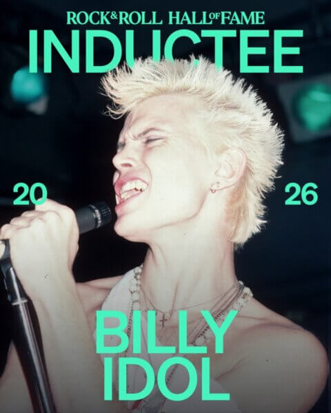 2026 Rock & Roll Inductees Billy Idol