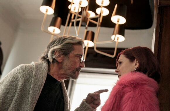 Griffin Dunne and Carrie Preston