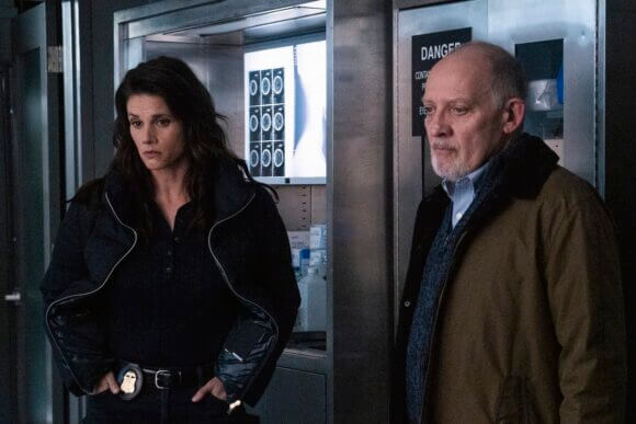 Missy Peregrym and Zach Grenier