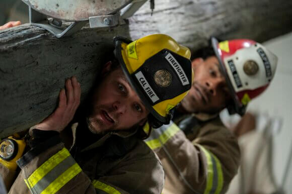 Max Thieriot and Jordan Calloway