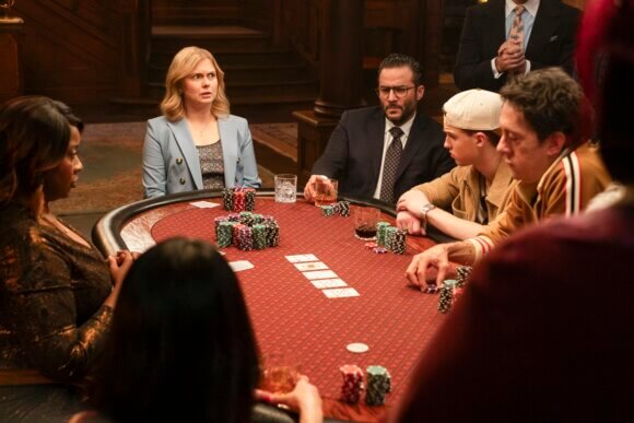 Rose McIver, Ennis Esmer, Iain Armitage, and Jonathan Kite