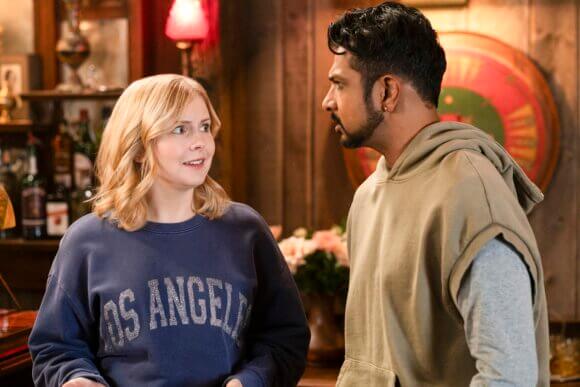 Rose McIver and Utkarsh Ambudkar