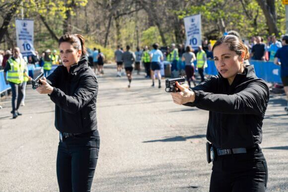 Missy Peregrym and Juliana Aiden Martinez