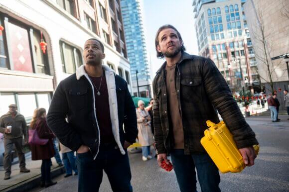 Jordan Calloway and Max Thieriot