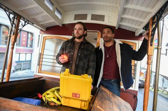 Max Thieriot and Jordan Calloway