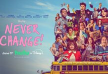 Never Change! Trailer: Adults Return to High School in New Hulu Comedy Never Change Poster