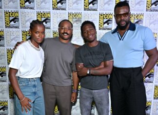 David Jonsson is Black Panther and Ryan Gosling is Ghost Rider Marvel Black Panther David Jonsson Comic-Con