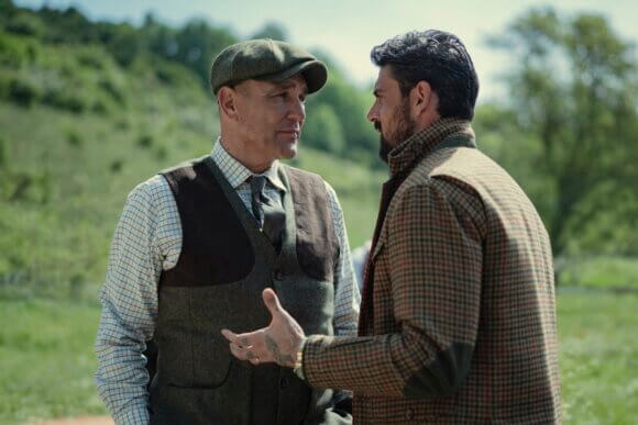 Vinnie Jones and Michele Morrone