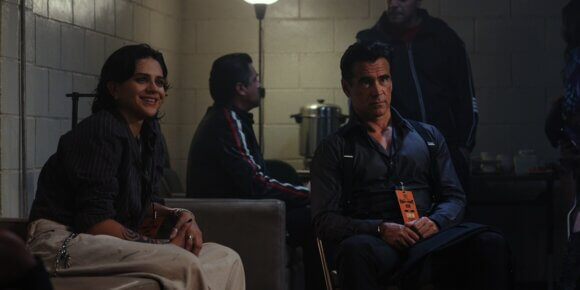 Sasha Calle and Colin Farrell