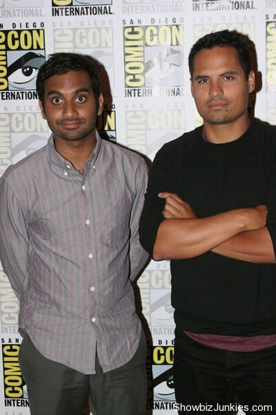 Aziz Ansari and Michael Pena