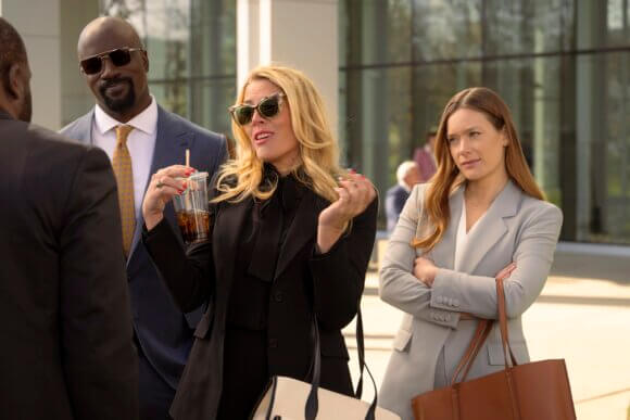 Mike Colter, Busy Philipps and Rachel Keller