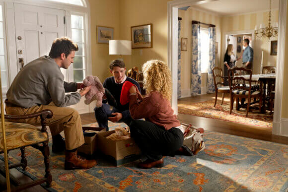 Tommy O'Brien and Taylor Bloom in episode 2