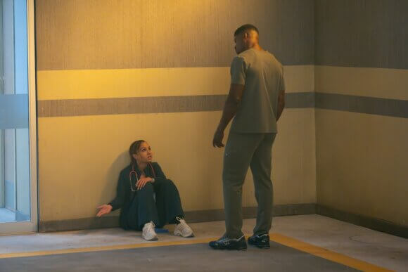 Corinne Massiah and Tre McBride in season 10 episode 2