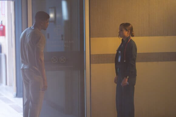 Tre McBride and Corinne Massiah in season 10 episode 2
