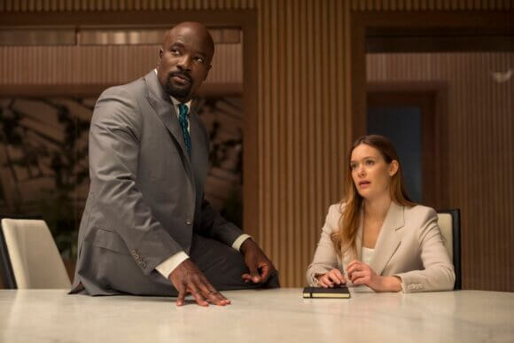 Cupertino Episode 3 Mike Colter and Rachel Keller