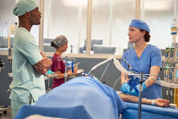 Patrick Walker and Molly Parker