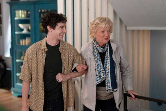 Ben Levi Ross and Christine Ebersole in season 4 episode 3