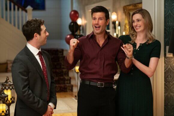 Jaren Lewison, Parker Young and Allegra Edwards in episode 3