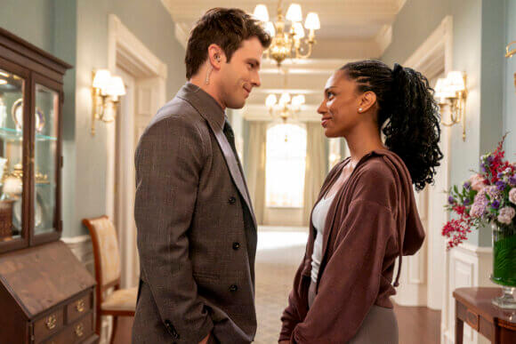 Tommy O'Brien and Savannah Lee Smith in episode 4